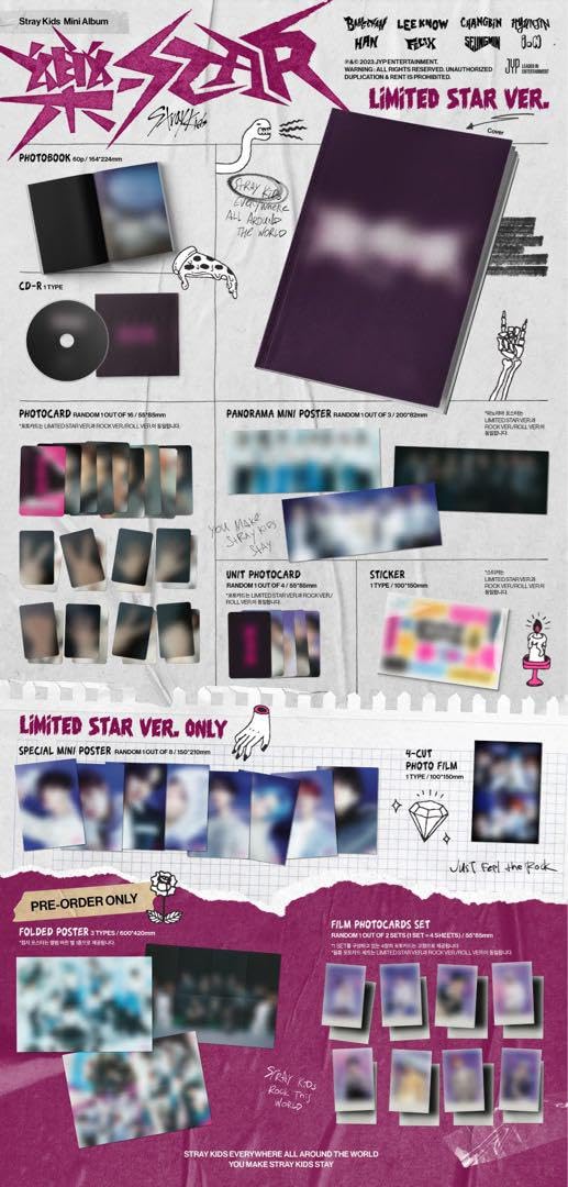 Amazon.co.jp: StrayKids SKZ スキズ 樂star フィルムフォト
